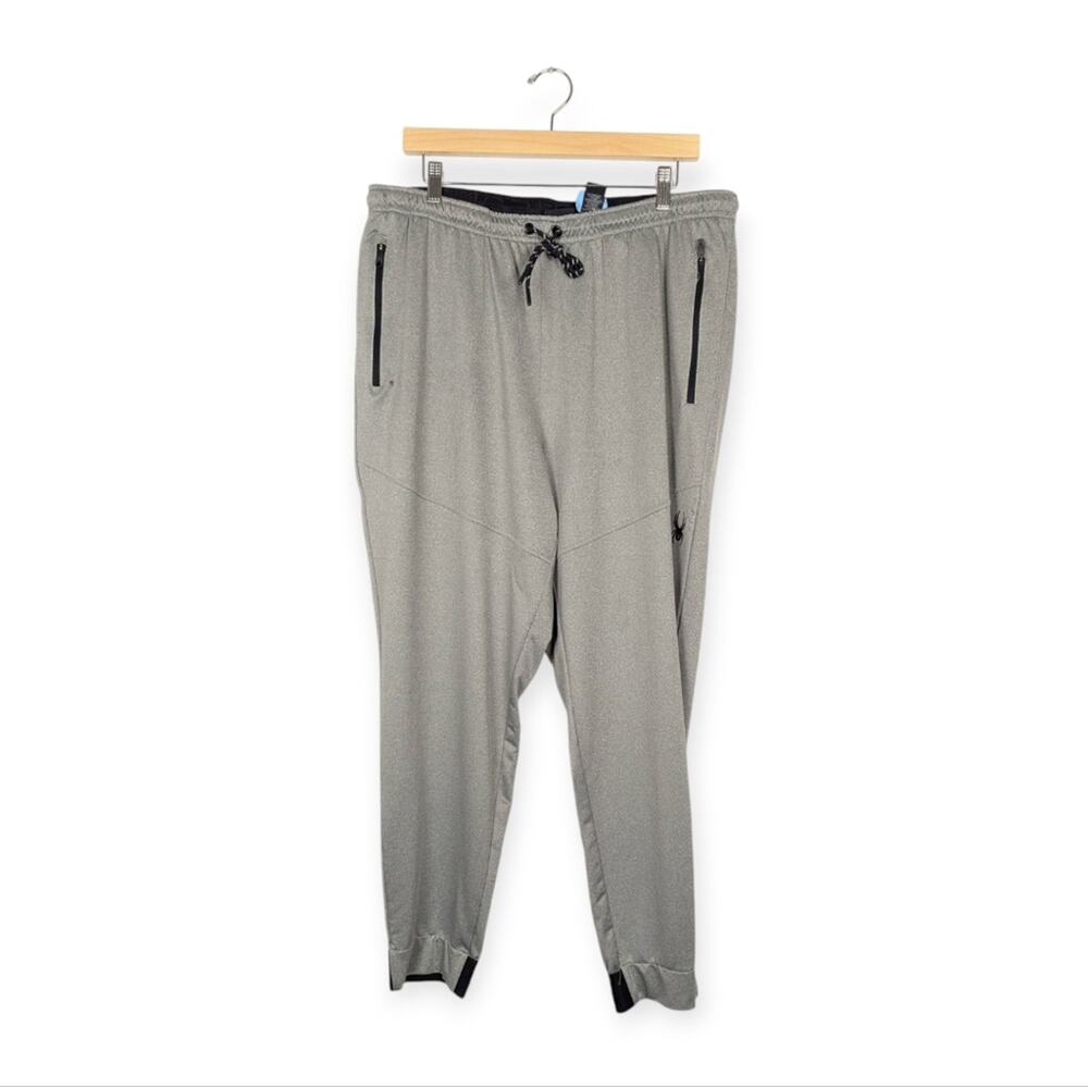 Spyder Active Men's Gray Black Jogger Sweatpants Size XL